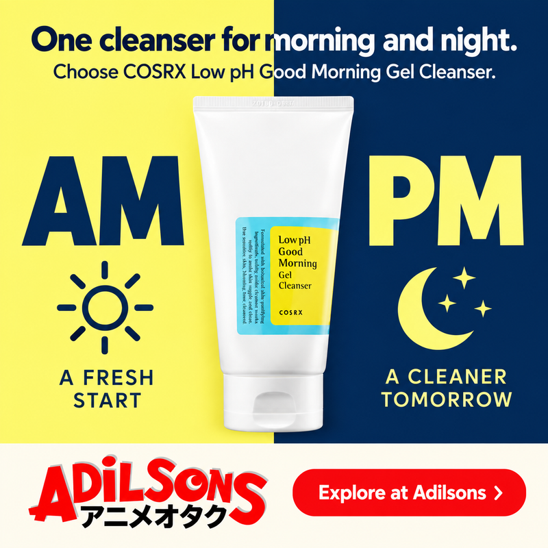 Adilsons creative 6: One cleanser for morning and night.