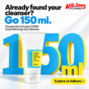 Adilsons creative 12: Already found your cleanser? Go 150 ml.