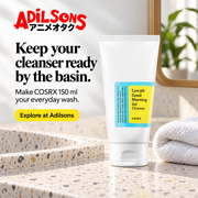 Adilsons creative 16: Keep your cleanser ready by the basin.