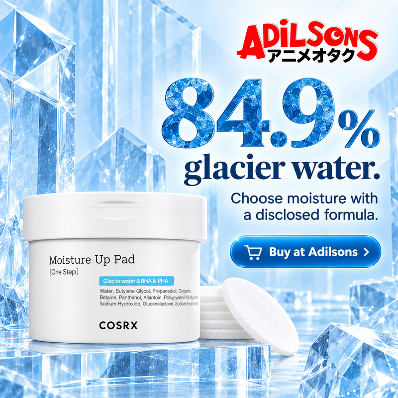 Adilsons creative 7: 84.9% glacier water.