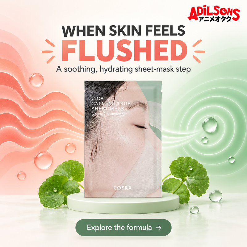 COSRX Pure Fit Cica Calming True Sheet Mask — Concern to benefit | Adilsons creative 2