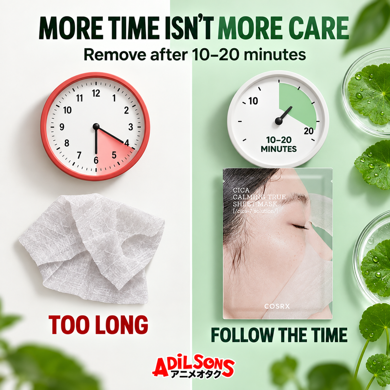 COSRX Pure Fit Cica Calming True Sheet Mask — Common mistake | Adilsons creative 3