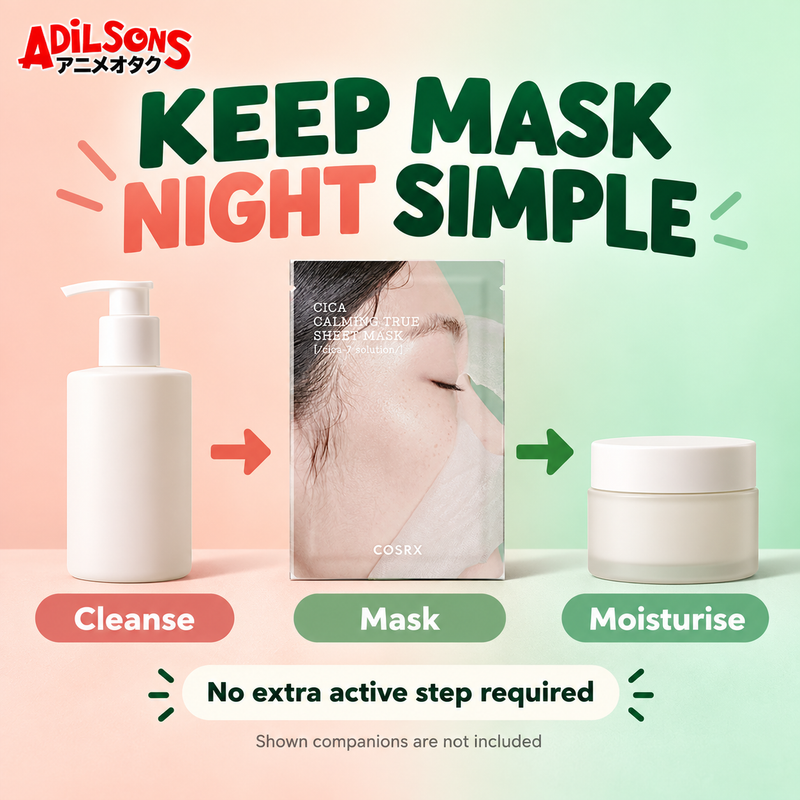 COSRX Pure Fit Cica Calming True Sheet Mask — Compatibility | Adilsons creative 14