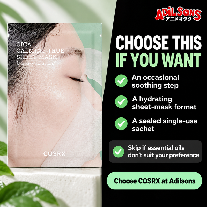 COSRX Pure Fit Cica Calming True Sheet Mask — Final choice summary | Adilsons creative 20