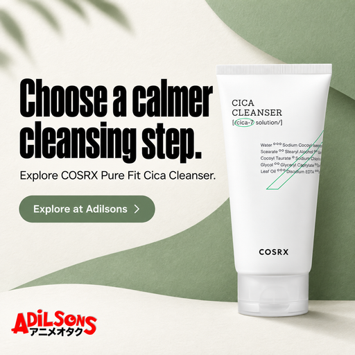 Adilsons creative 1: Choose a calmer cleansing step.