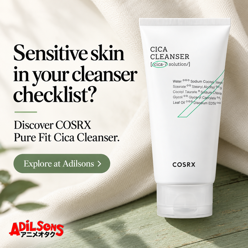 Adilsons creative 8: Sensitive skin in your cleanser checklist?