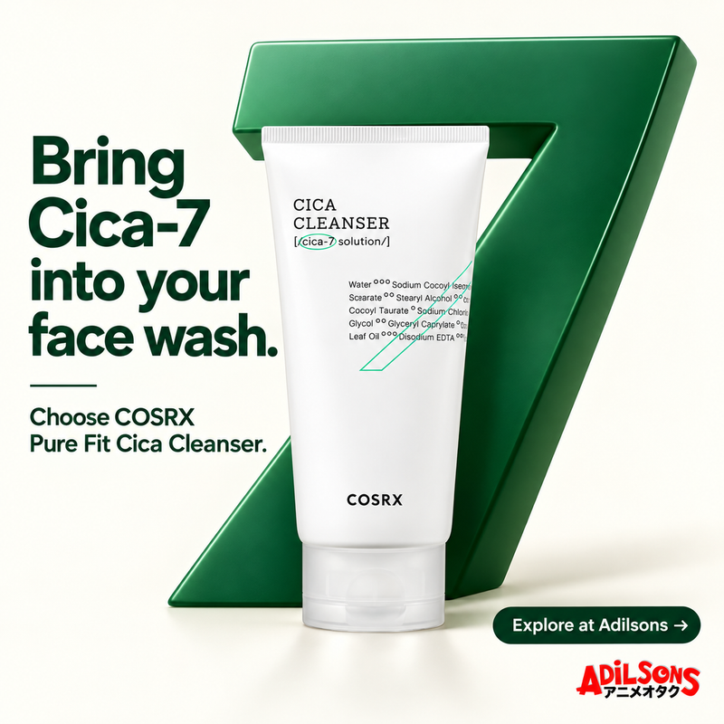 Adilsons creative 9: Bring Cica-7 into your face wash.