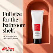 COSRX Salicylic Acid Daily Gentle Cleanser 150ml — Full size for the bathroom shelf.