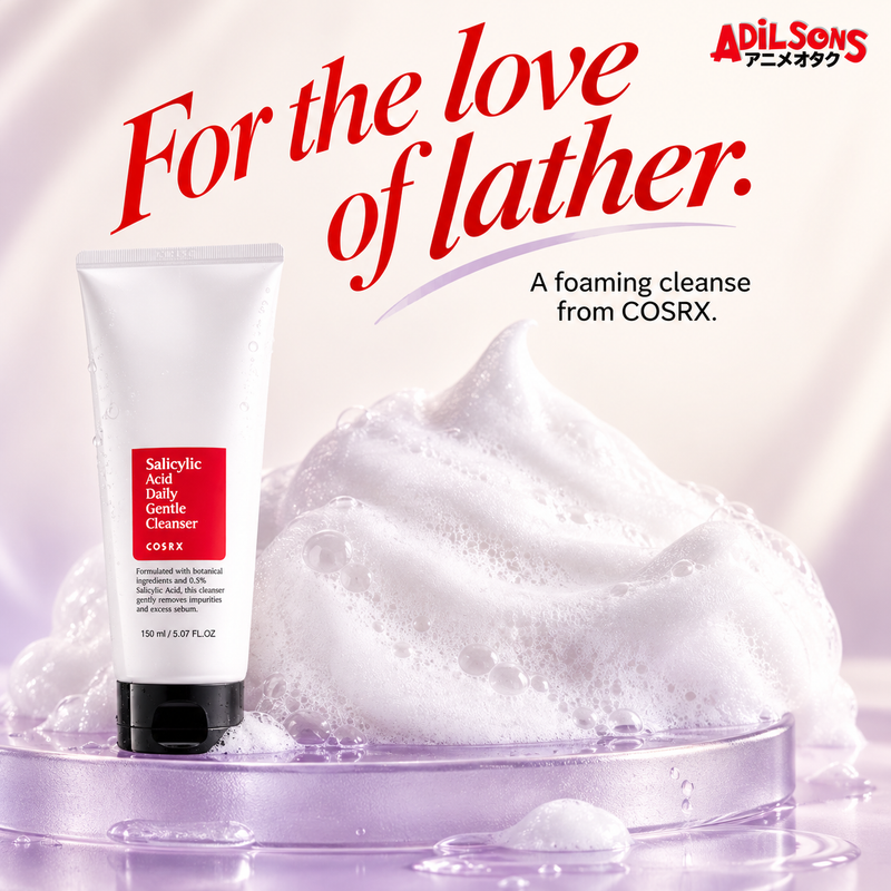 COSRX Salicylic Acid Daily Gentle Cleanser 150ml — For the love of lather.