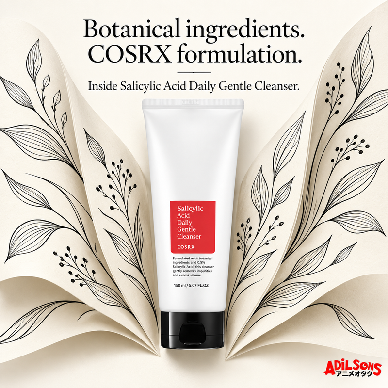 COSRX Salicylic Acid Daily Gentle Cleanser150ml — Botanical ingredients. COSRX formulation.