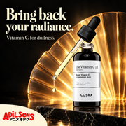 COSRX The Vitamin C 13 Serum 20ml in an Adilsons creative about cosmetic glow without changing natural skin tone.