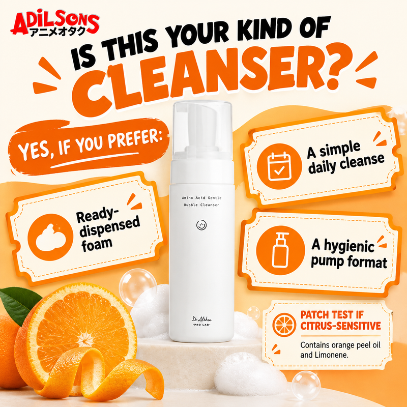 Dr.Althea Amino Acid Gentle Bubble Cleanser — suitability | Adilsons creative 8