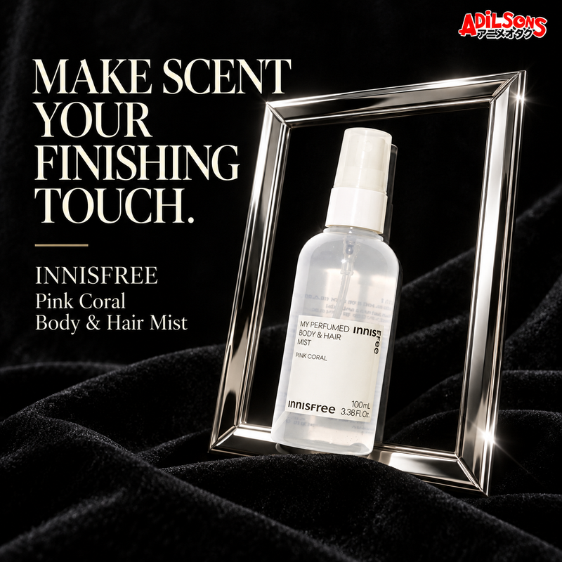 INNISFREE Pink Coral as the fragrance finishing touch