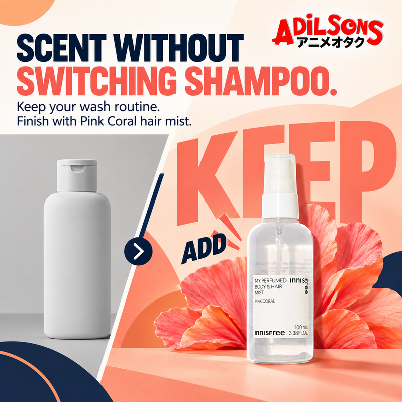 Pink Coral - Fragrance optional without changing hair wash