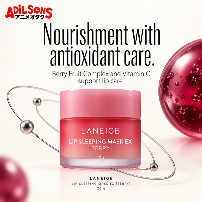 LANEIGE Berry Lip Sleeping Mask EX 20g — Nourishment with antioxidant care. Berry Fruit Complex and Vitamin C support lip care.