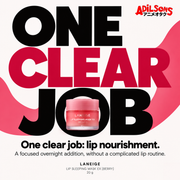 LANEIGE Berry Lip Sleeping Mask EX 20g — One clear job: lip nourishment. A focused overnight addition, without a complicated lip routine.