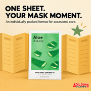 ONE SHEET. YOUR MASK MOMENT. An individually packed format for occasional care.