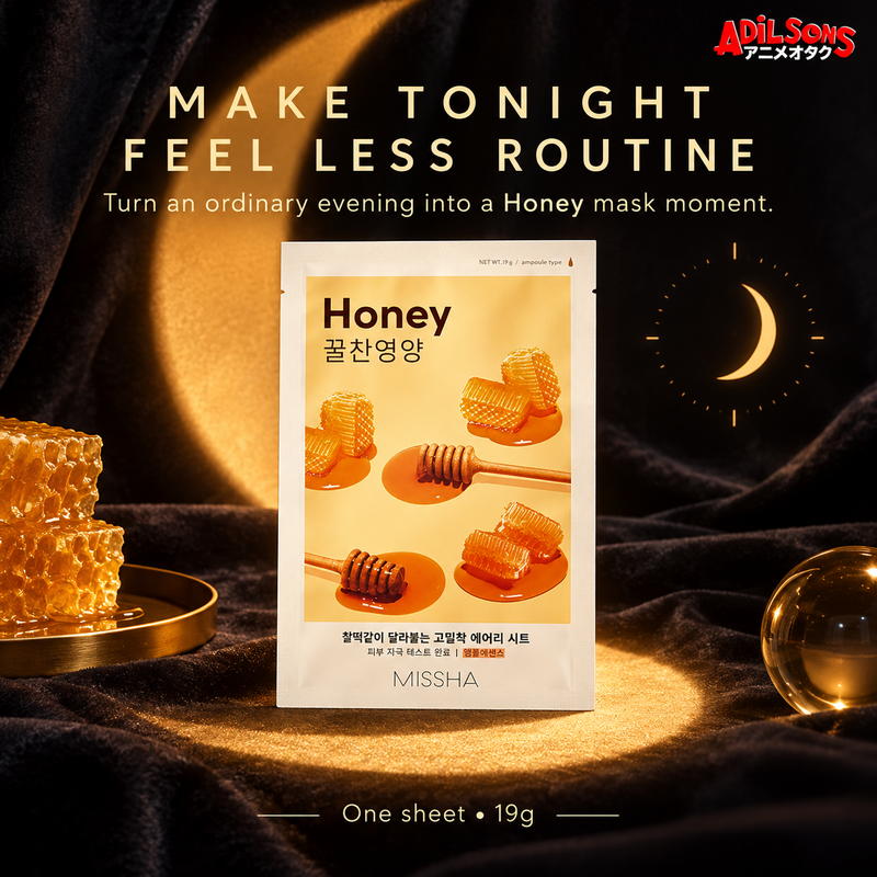 MAKE TONIGHT FEEL LESS ROUTINE. Turn an ordinary evening into a Honey mask moment.
