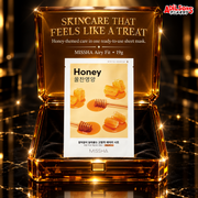 SKINCARE THAT FEELS LIKE A TREAT. Honey-themed care in one ready-to-use sheet mask.