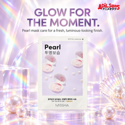 MISSHA Airy Fit Sheet Mask Pearl — GLOW FOR THE MOMENT. Pearl mask care for a fresh, luminous-looking finish.