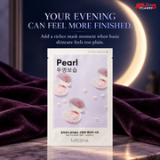 MISSHA Airy Fit Sheet Mask Pearl — YOUR EVENING CAN FEEL MORE FINISHED. Add a richer mask moment when basic skincare feels too plain.