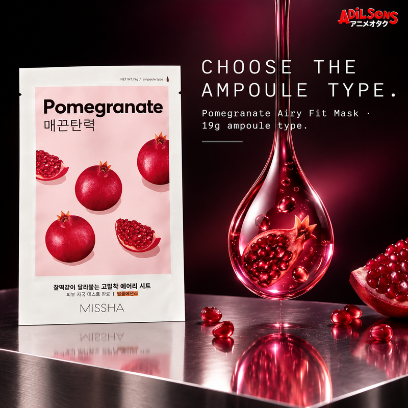 CHOOSE THE AMPOULE TYPE. Pomegranate Airy Fit Mask · 19g ampoule type.