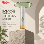 BALANCE WITHOUT THE HEAVY LAYER. Hydrating and soothing care in a light mist format.