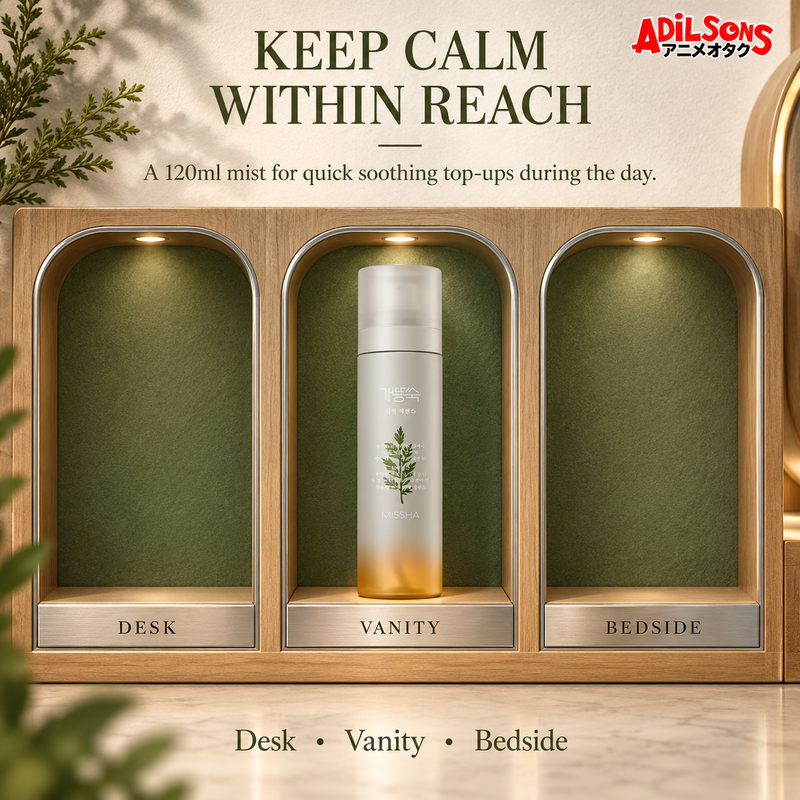 KEEP CALM WITHIN REACH. A 120ml mist for quick soothing top-ups during the day.
