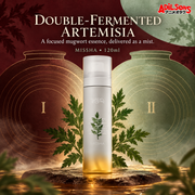 DOUBLE-FERMENTED ARTEMISIA. A focused mugwort essence, delivered as a mist.