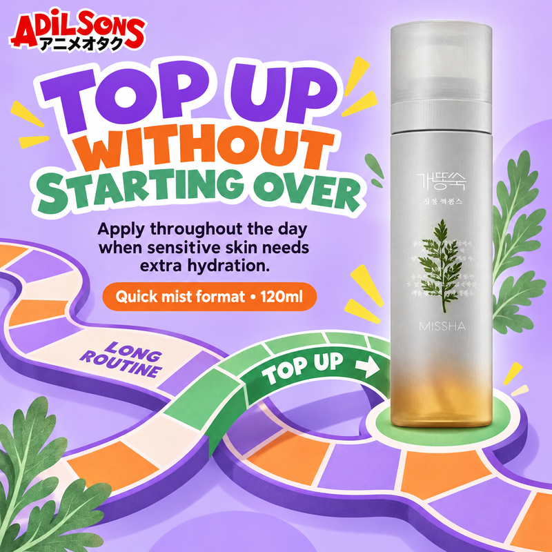 TOP UP WITHOUT STARTING OVER. Apply throughout the day when sensitive skin needs extra hydration.