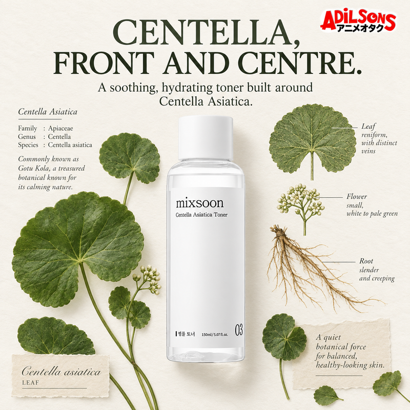 MIXSOON Centella Asiatica Toner 150ml creative: centella hero.