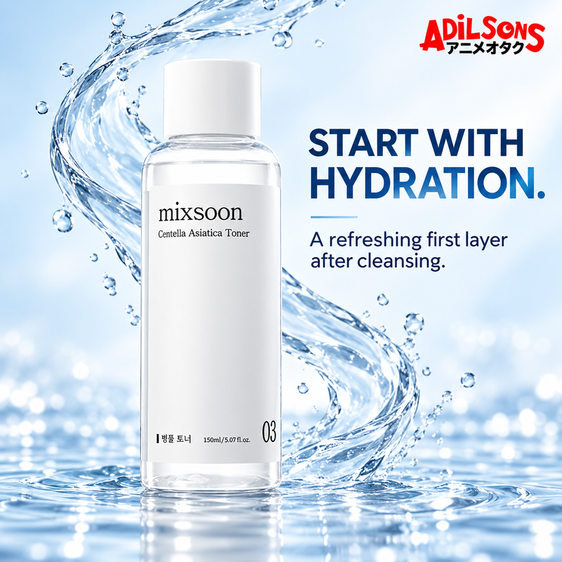 MIXSOON Centella Asiatica Toner 150ml creative: first-step hydration.