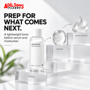 MIXSOON Centella Asiatica Toner 150ml creative: routine preparation.