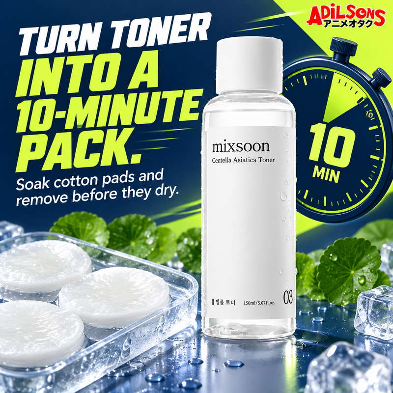 MIXSOON Centella Asiatica Toner 150ml creative: ten-minute toner pack.