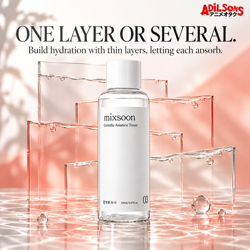 MIXSOON Centella Asiatica Toner 150ml creative: layerable hydration.
