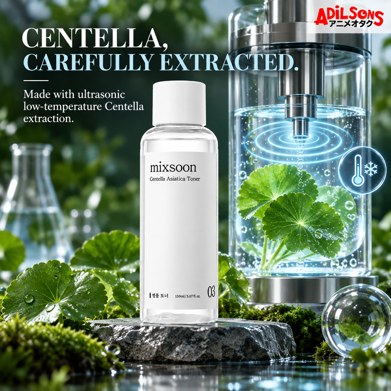 MIXSOON Centella Asiatica Toner 150ml creative: low-temperature extraction.