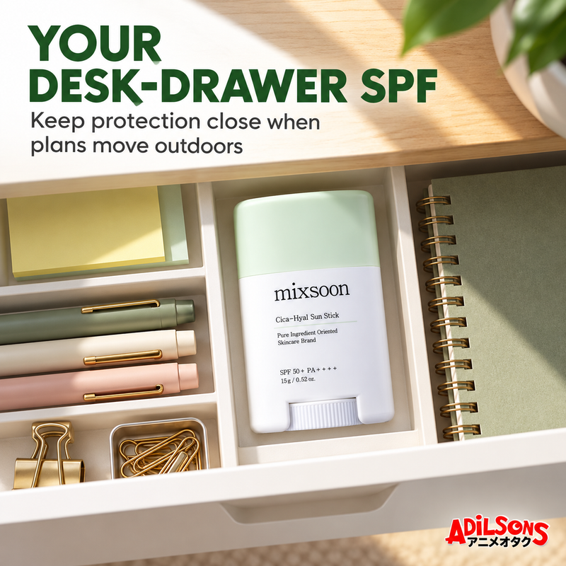 MIXSOON Cica Hyal Sun Stick 15g ad: Your Desk-Drawer Spf