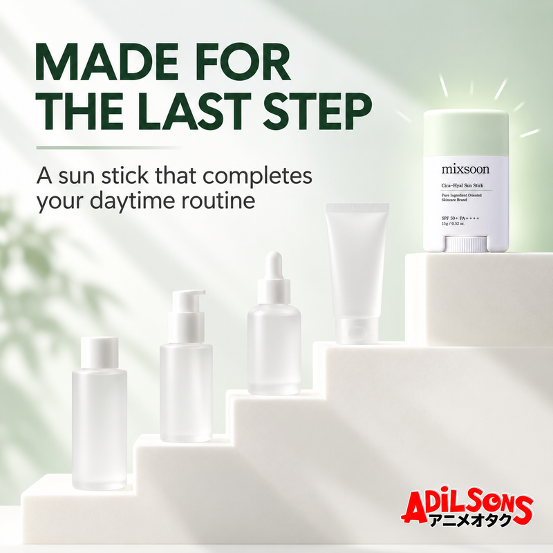 MIXSOON Cica Hyal Sun Stick 15g ad: Made For The Last Step
