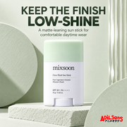 MIXSOON Cica Hyal Sun Stick 15g ad: Keep The Finish Low-Shine
