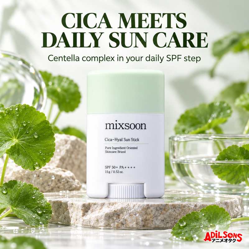 MIXSOON Cica Hyal Sun Stick 15g ad: Cica Meets Daily Sun Care