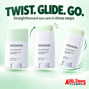 MIXSOON Cica Hyal Sun Stick 15g ad: Twist. Glide. Go.