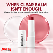 WHEN CLEAR BALM ISN’T ENOUGH. Choose Dry Rose when you want lip care with visible colour.
