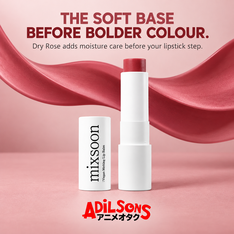 THE SOFT BASE BEFORE BOLDER COLOUR. Dry Rose adds moisture care before your lipstick step.