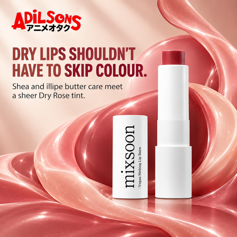 DRY LIPS SHOULDN’T HAVE TO SKIP COLOUR. Shea and illipe butter care meet a sheer Dry Rose tint.