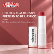 COLOUR THAT DOESN’T PRETEND TO BE LIPSTICK. Dry Rose is deliberately sheer, not opaque.