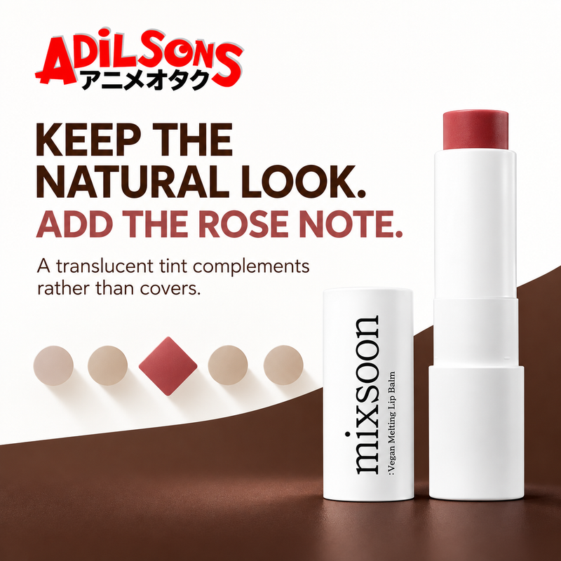 KEEP THE NATURAL LOOK. ADD THE ROSE NOTE. A translucent tint complements rather than covers.