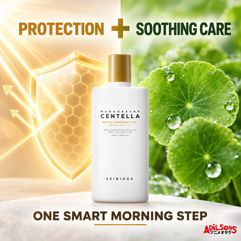 SKIN1004 Air-Fit Suncream Plus ad 7: Protection and soothing care
