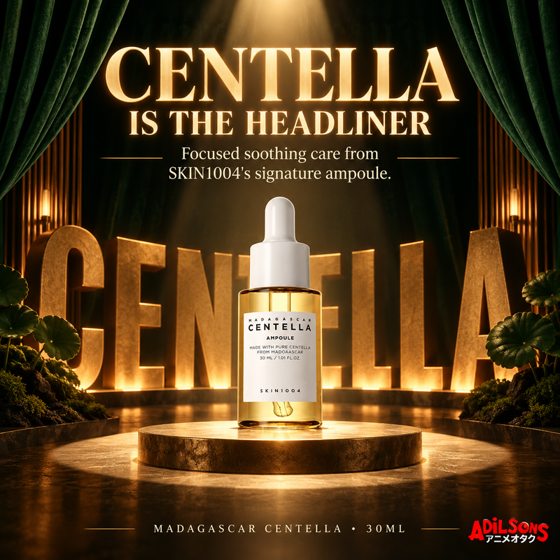 Centella is the headliner in SKIN1004’s signature soothing ampoule.