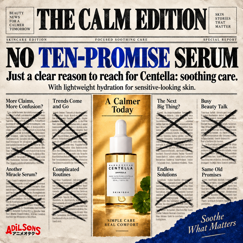 A clear reason to reach for Centella: focused soothing care with lightweight hydration.