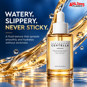 SKIN1004 Madagascar Centella Ampoule 55ml creative: watery non-sticky texture.